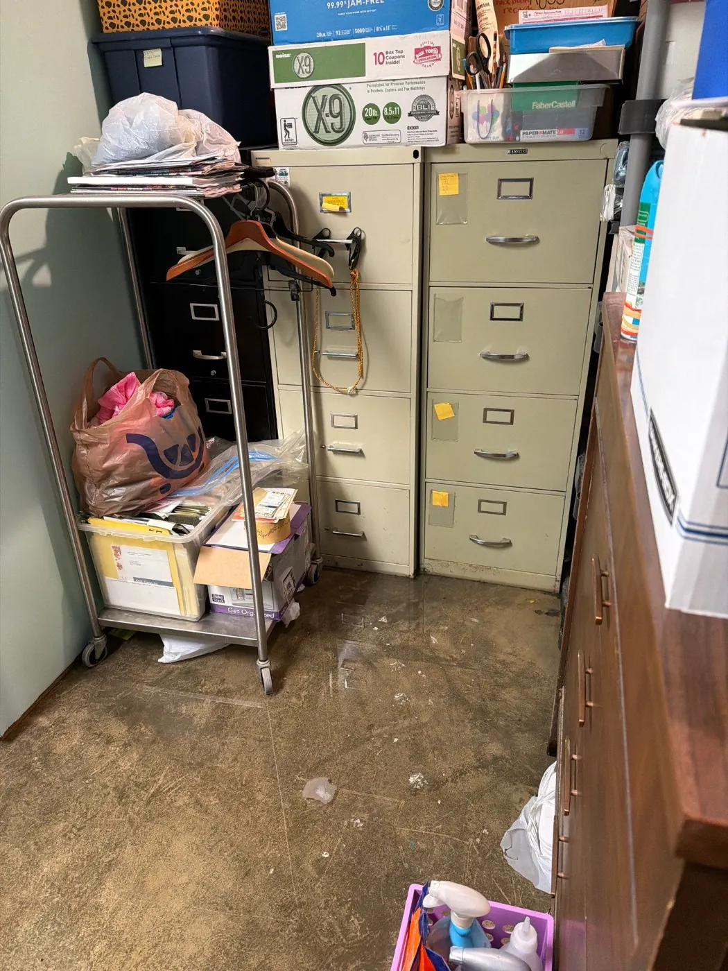 After-hours dry-out at Nora commercial property